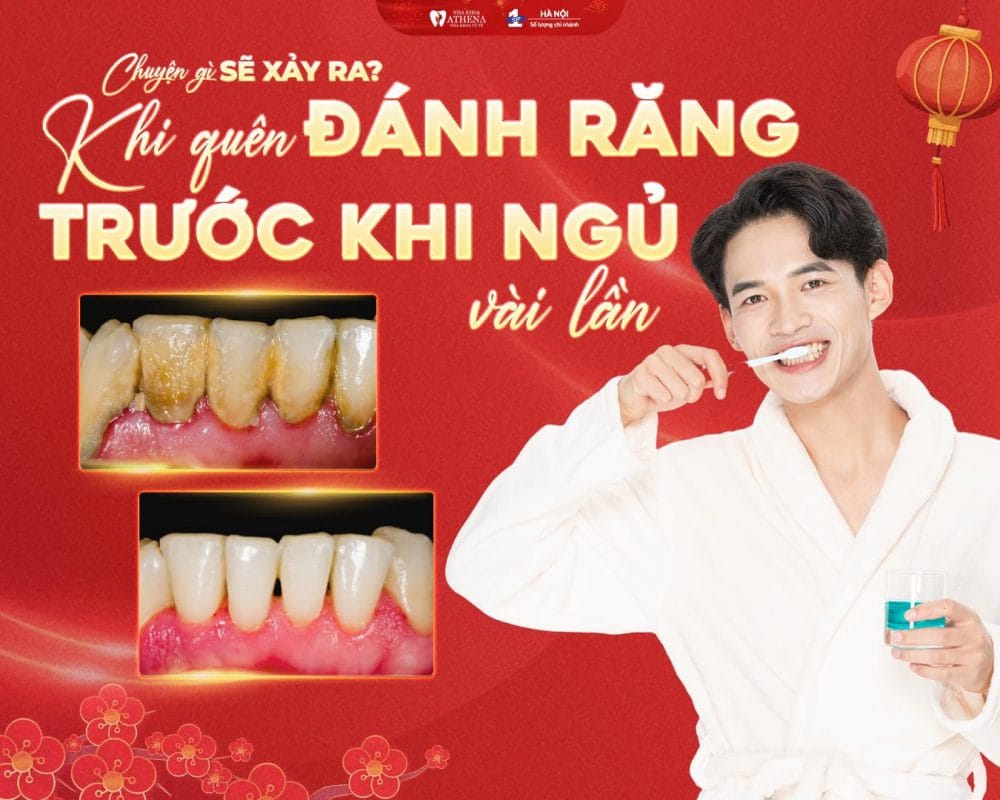 QUÊN ĐÁNH RĂNG TRƯỚC KHI NGỦ: ĐIỀU GÌ XẢY RA TRONG KHOANG MIỆNG BẠN?
